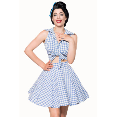 BELSIRA Karobluse blau/weiss