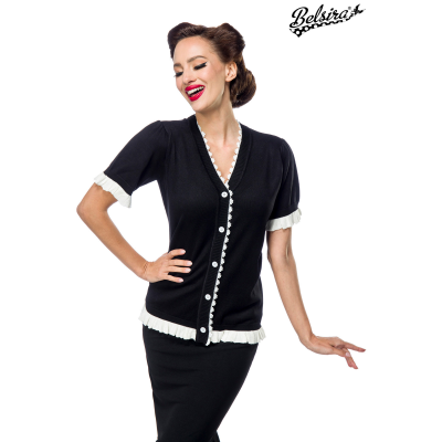 BELSIRA Strickjacke black