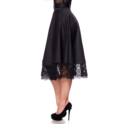 BELSIRA ausgestellter Vintage Rock schwarz