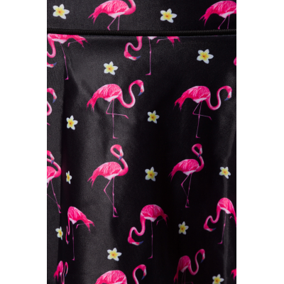 BELSIRA Baderöckchen schwarz/rosa