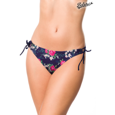 BELSIRA Badeslip zum Binden Blumenmuster