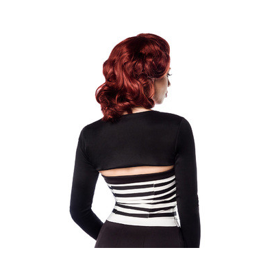 BELSIRA Longsleeve-Bolero schwarz