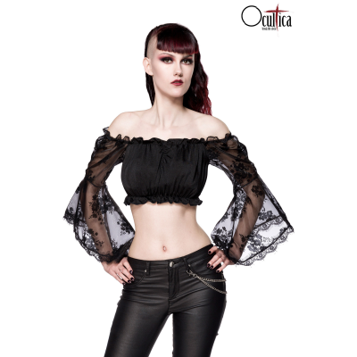 OCULTICA Gothic-Top schwarz
