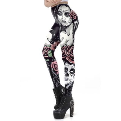 OCULTICA Día de Muertos Leggings schwarz