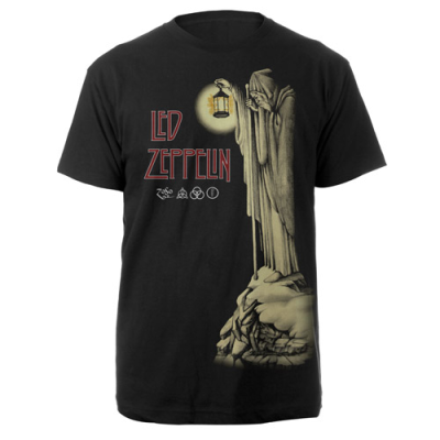 Led Zeppelin - Hermit (Unisex Black T-Shirt)  Schwarz