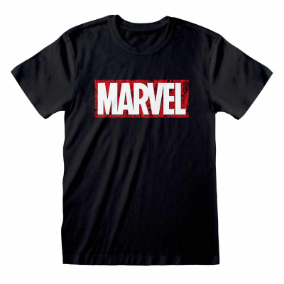 Marvel Comics - Logo (Unisex Black T-Shirt)  Schwarz