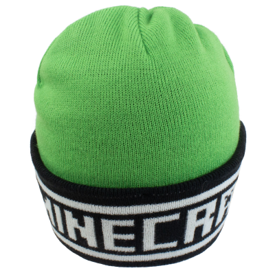 Minecraft - Creeper Face (Unisex Green Beanie)  Grün