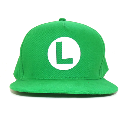 Nintendo Super Mario - Badge Luigi (Unisex Green Baseball Cap)  Grün