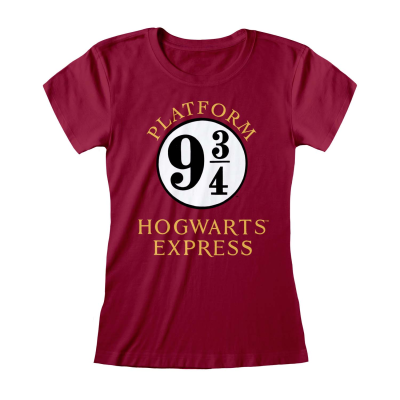 ** Harry Potter - Hogwarts Express (Womens Purple Fitted T-Shirt)  ** Purple