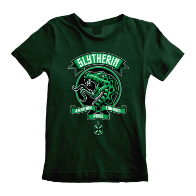 ** Harry Potter - Comic Style Slytherin (Unisex Green T-Shirt) 3-4 Years ** green