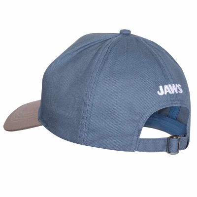 Jaws - Quints Shark Fishing (Unisex Blue Baseball Cap)  blue
