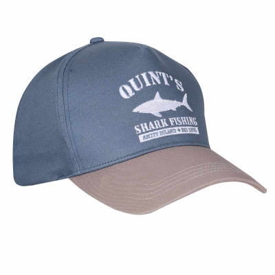Jaws - Quints Shark Fishing (Unisex Blue Baseball Cap)  blue