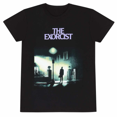 Exorcist - Poster  (Unisex Black T-Shirt)  Schwarz