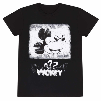 ** Mickey Mouse - Poster Style ** Schwarz