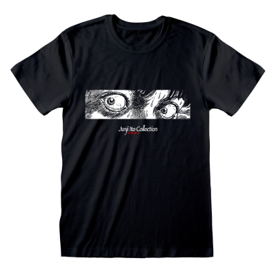 Junji-Ito - Eyes (Unisex Black T-Shirt)  Schwarz