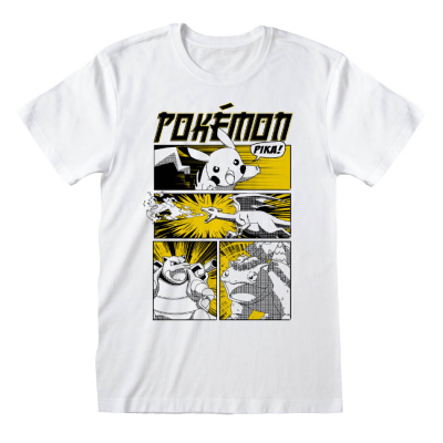 Pokemon - Anime Style Cover (Unisex White T-Shirt)  White
