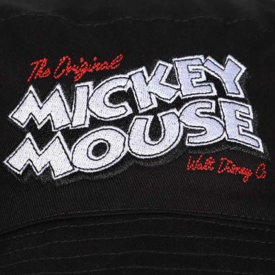 Disney Mickey And Friends - Disney Mickey Logo (Unisex Black Bucket Hat)  black