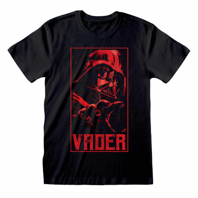 Star Wars: Obi Wan - Vader (Unisex Black T-Shirt)  Schwarz