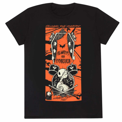 ** Nightmare Before Christmas - Always And Forever (Unisex Black T-Shirt)  ** Schwarz