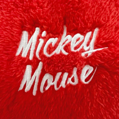 Disney Mickey - Logo Dressing Gown (Unisex Red Dressing Gown)  red