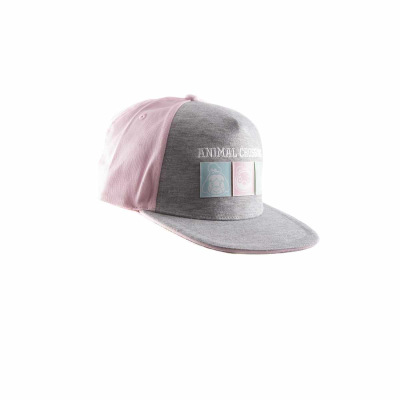 Nintendo Animal Crossing New Horizons - Pastel Squares (Unisex Heather Grey Snapback Cap)  Heather Grey