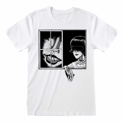 ** Junji-Ito - Window (Unisex White T-Shirt)  ** weiß