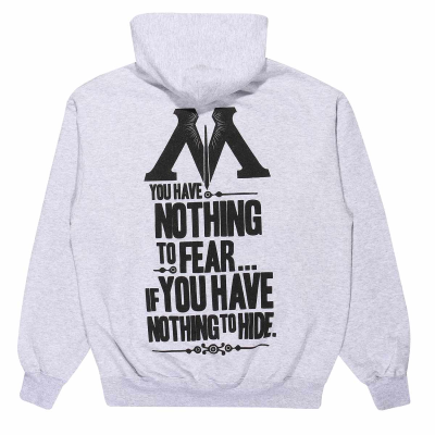** Harry Potter - Nothing To Fear (Unisex Grey Pullover Hoodie)  ** Degree