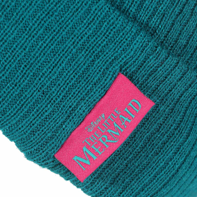 Disney Little Mermaid - Ariel and Friends (Pom Beanie) (Unisex Teal Beanie Pom)  Teal