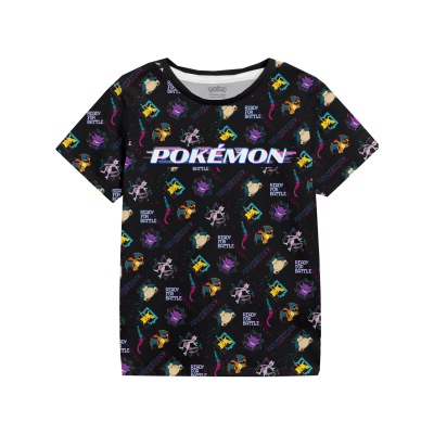 Pokemon - Distortion (Unisex Black T-Shirt) 9-11 Years Schwarz