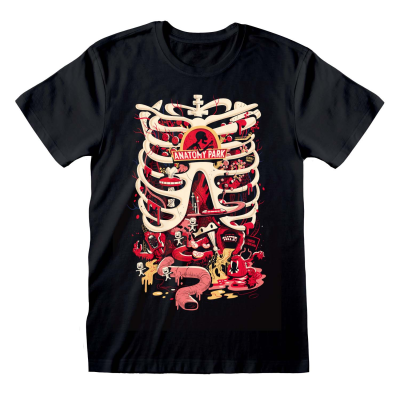 Rick And Morty - Anatomy Park (Unisex Black T-Shirt)  Schwarz