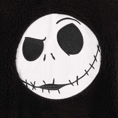 Nightmare Before Christmas - Jack Skellington Dressing Gown (Unisex Black Dressing Gown)  Schwarz