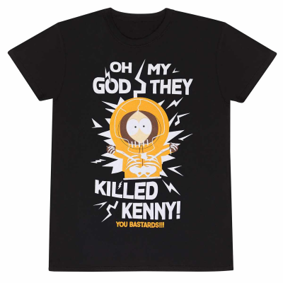 South Park - They Killed Kenny (Unisex Black T-Shirt)  Schwarz
