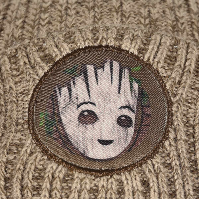 Marvel I Am Groot - Baby Groot (Unisex Beige Beanie)  Beige