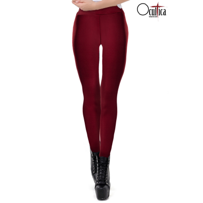 OCULTICA Winter Leggings red