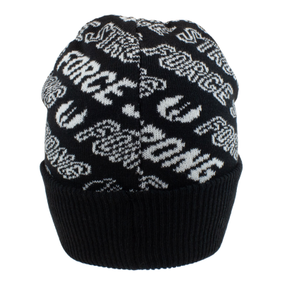 Star Wars - Force Repeat (Unisex Black Beanie)  Schwarz