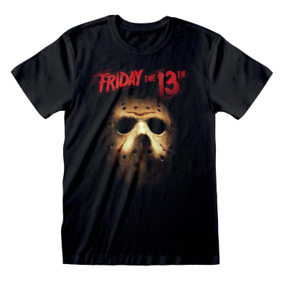 Friday The 13th - Mask (Unisex Black T-Shirt)  Schwarz