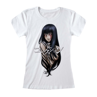** Junji-Ito - Tomie (Womens White Fitted T-Shirt)  ** weiß