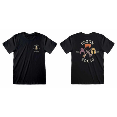 ** Hocus Pocus - Broom Squad (Unisex Black T-Shirt)  ** black