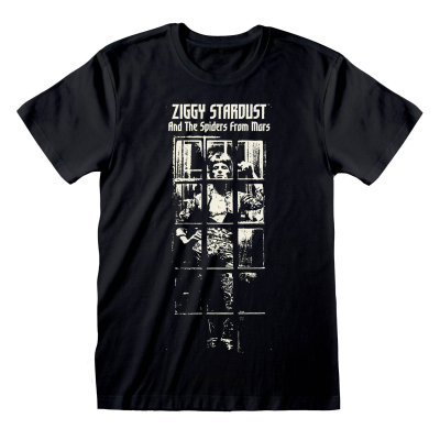 David Bowie - Ziggy Stardust (Unisex Black T-Shirt)  black
