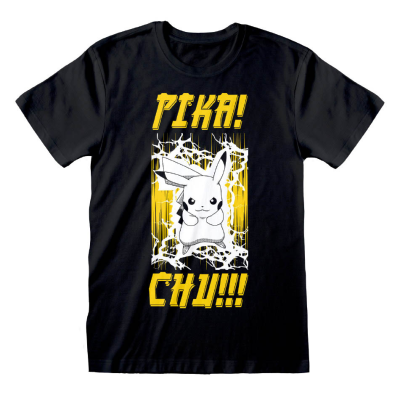 Pokemon - Electrifying (Unisex Black T-Shirt)  Schwarz
