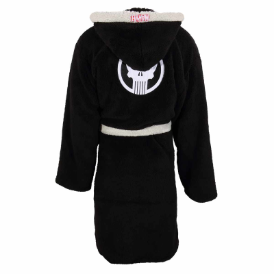 Marvel Comics Punisher - Logo (Unisex Black Dressing Gown)  black