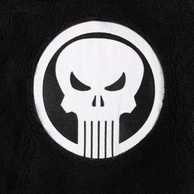 Marvel Comics Punisher - Logo (Unisex Black Dressing Gown)  black