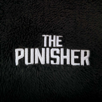 Marvel Comics Punisher - Logo (Unisex Black Dressing Gown)  black
