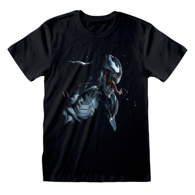 Marvel Comics - Venom Art (Unisex Black T-Shirt)  black