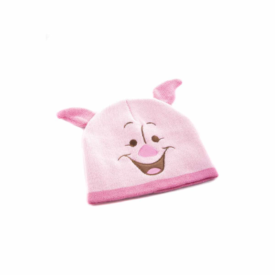Disney Winnie The Pooh - Piglet Face (Unisex Pink Beanie)  Rosa