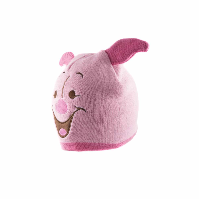 Disney Winnie The Pooh - Piglet Face (Unisex Pink Beanie)  Rosa