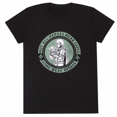 ** Star Wars: Mandalorian - Wear Beskar (Unisex Black T-Shirt)  ** Schwarz
