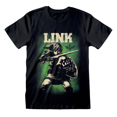 Nintendo Legend Of Zelda- Hero Of Hyrule (Unisex Black T-Shirt)  Schwarz