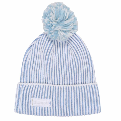 Disney Bambi - Bambi Thumper (Unisex Blue Beanie Pom)  Blau