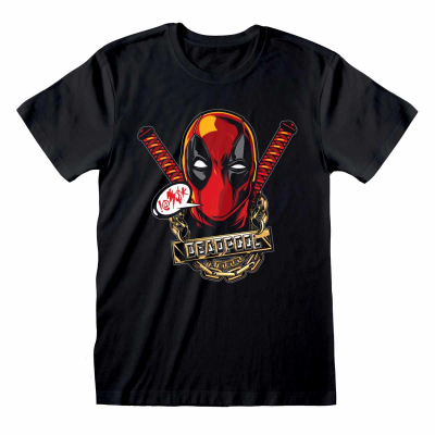 ** Marvel Comics Deadpool - Gangsta (Unisex Red T-Shirt)  ** Rot